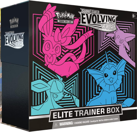 Pokemon SAS7 Evolving Skies Eliter Trainer Box - Blue
